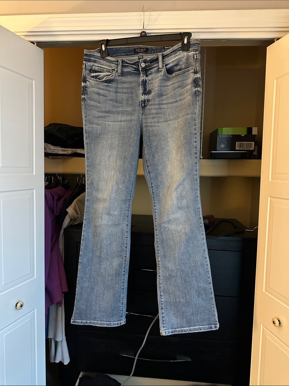 Judy Blue Light Blue Flared Jeans